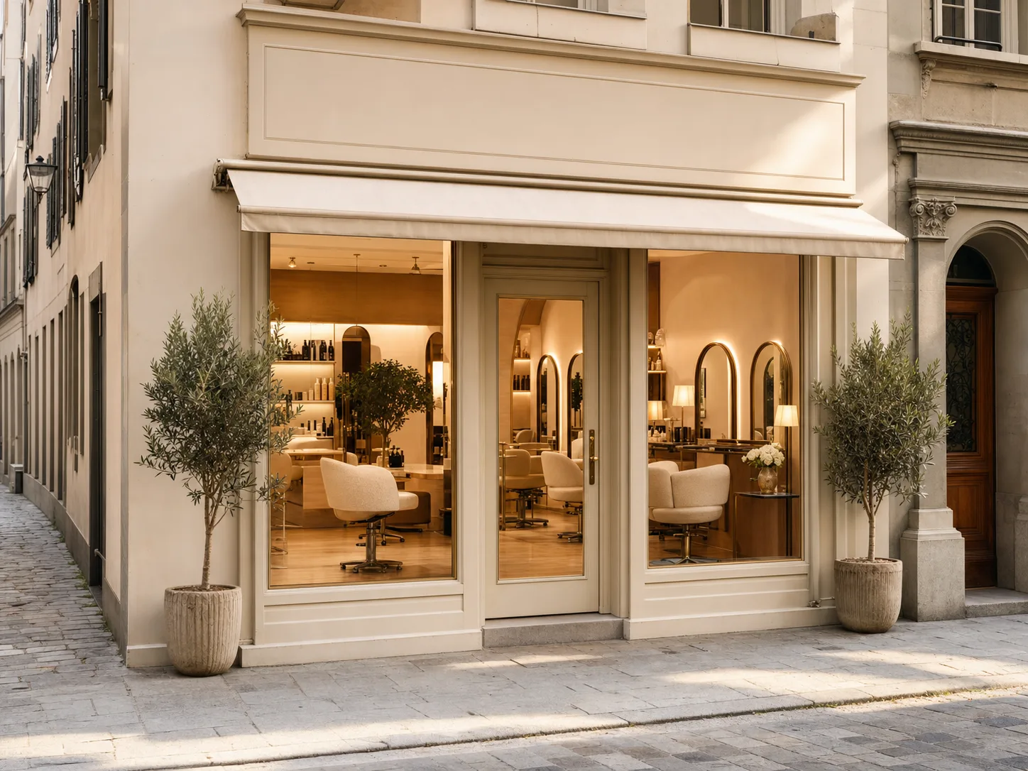 Aussenansicht des Salons in der Zürcher Altstadt